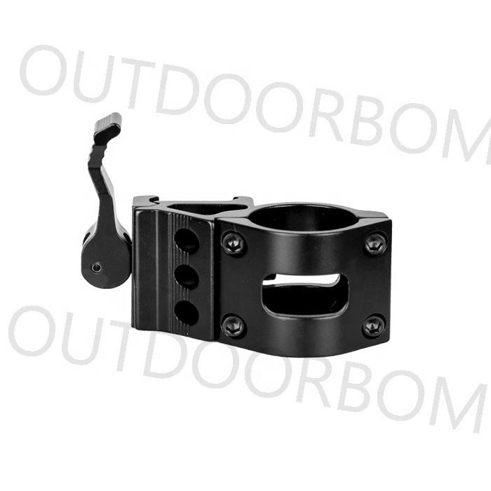 45 Degrees Offset Quick Disassembly 25.4mm Flashlight Sight Bracket Flashlight Mount