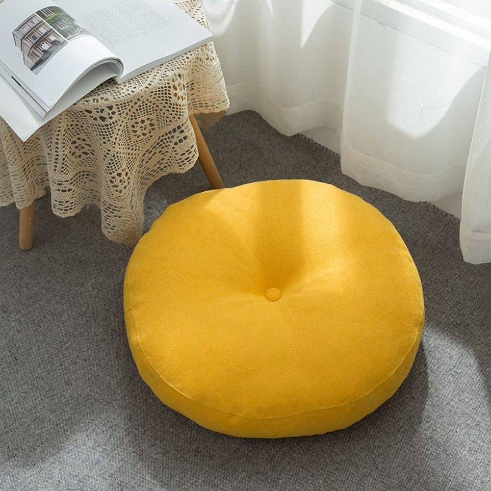 Round Decor Chair Cushions Floor Pillow Round Soft Cotton Futon Chair Pad Tatami Cushion Indoor Hammock Chair