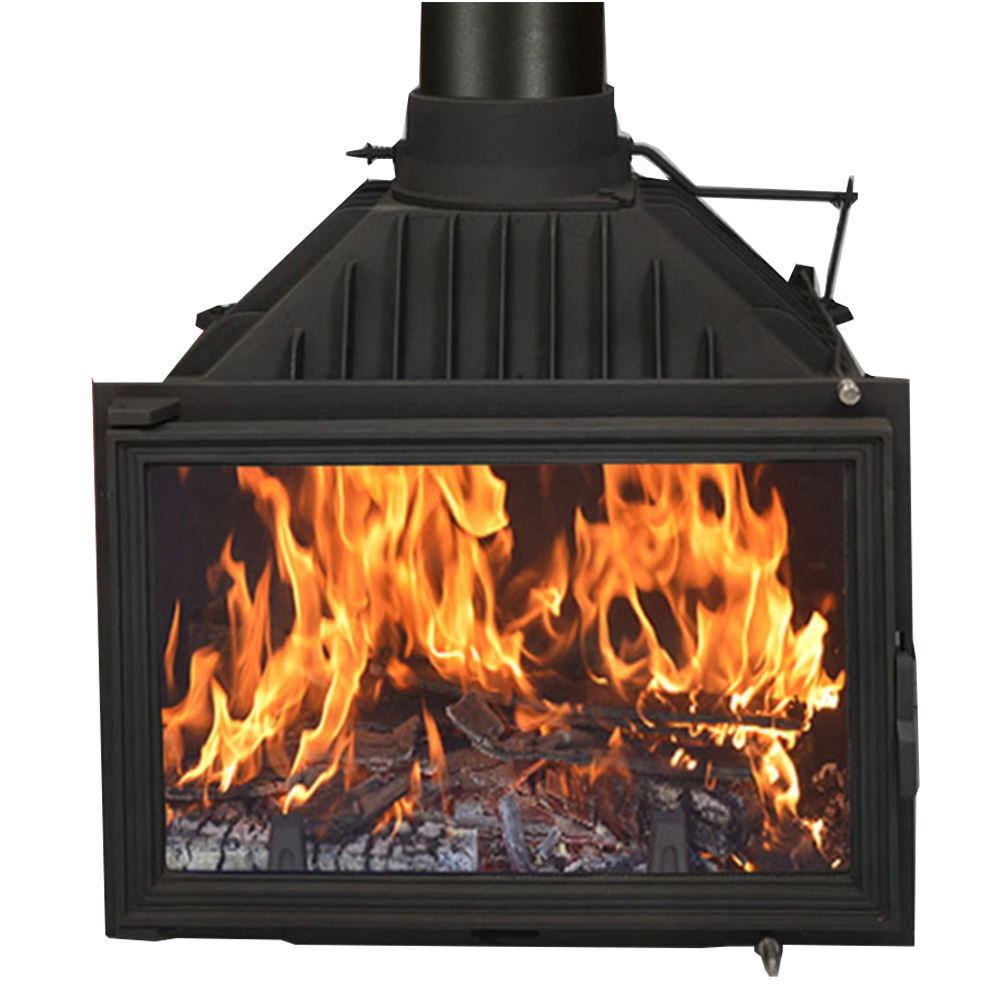 Home Stay Modern European Fireplace Heating Furnace Embedded Wood Burning Real Fire Cast Iron Fireplace