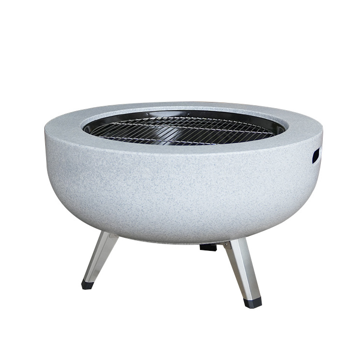 Heavy Duty Large Outdoor Firepit Bbq Grill Patio Heater Camping Mgo Brazier Fire Pit With Underframe