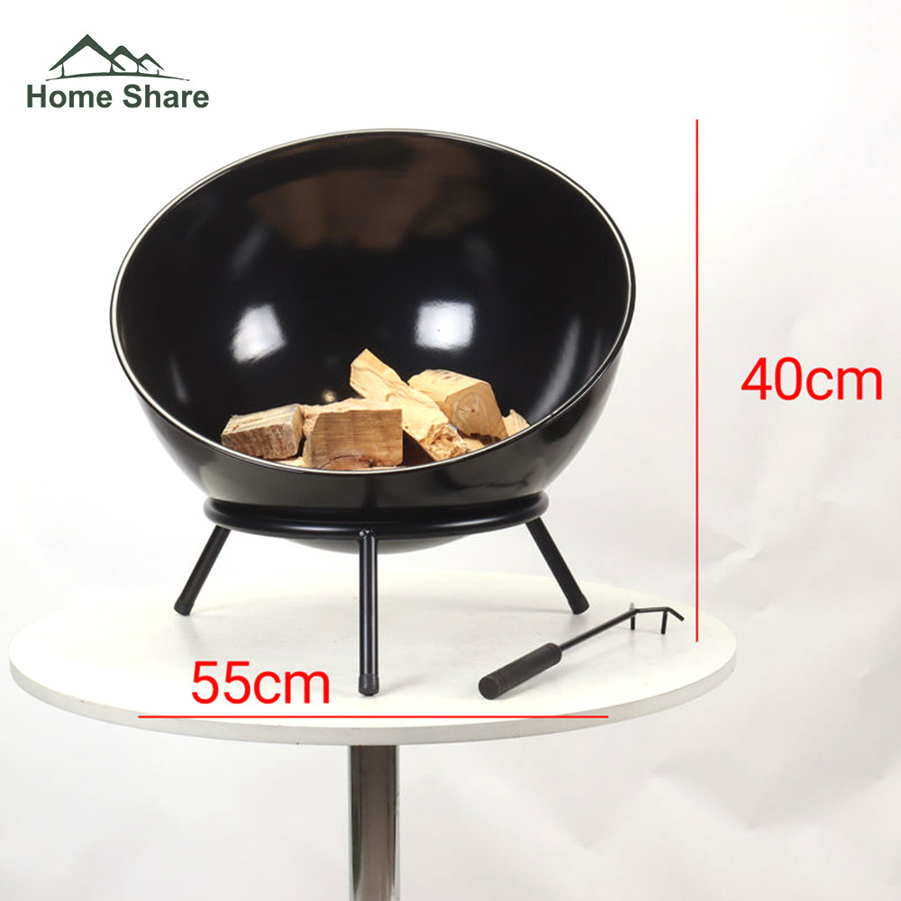 F21 Outdoor Heater Fireball Horizontal Diagonal Use Firepits Wood Burning Globe Fire Pits