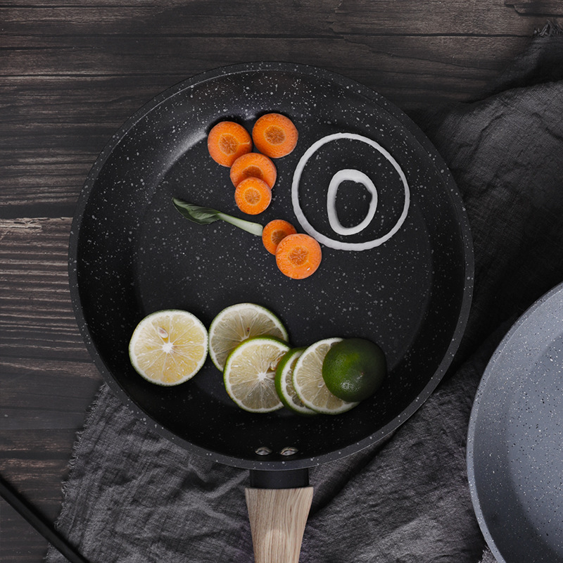 11 Inch Granite Ceramic Nonstick Frying Pan Nonstick Skillet Anti-Warp Non Toxic PTFE APEO PFOA Free Nonstick Pan