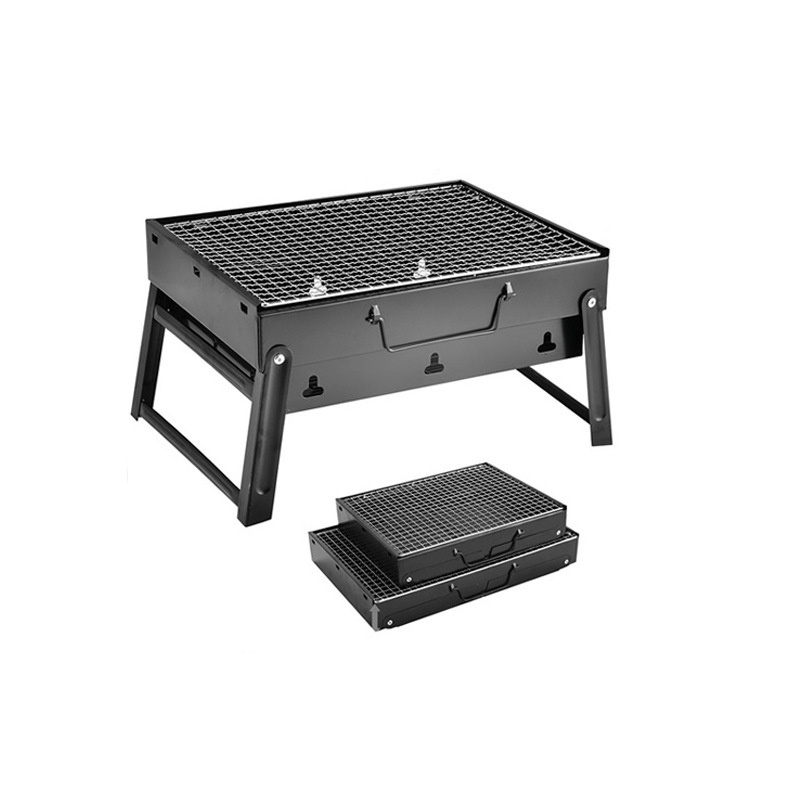 high quality Outdoor small family camping durable Charcoal Portable Folding BBQ Grill