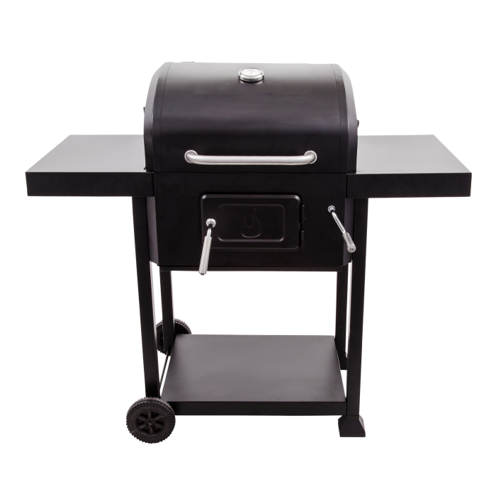 Stainless steel handle charcoal grill easily assembled adjustable height charcoal pan