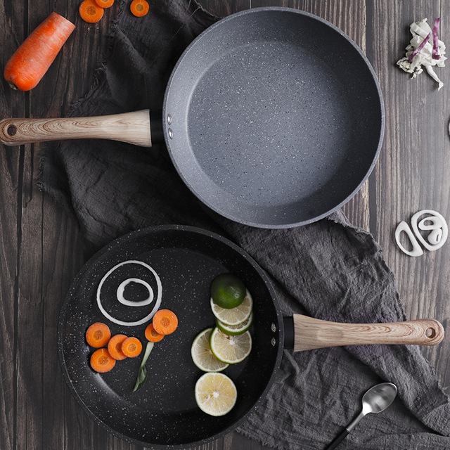 11 Inch Granite Ceramic Nonstick Frying Pan Nonstick Skillet Anti-Warp Non Toxic PTFE APEO PFOA Free Nonstick Pan