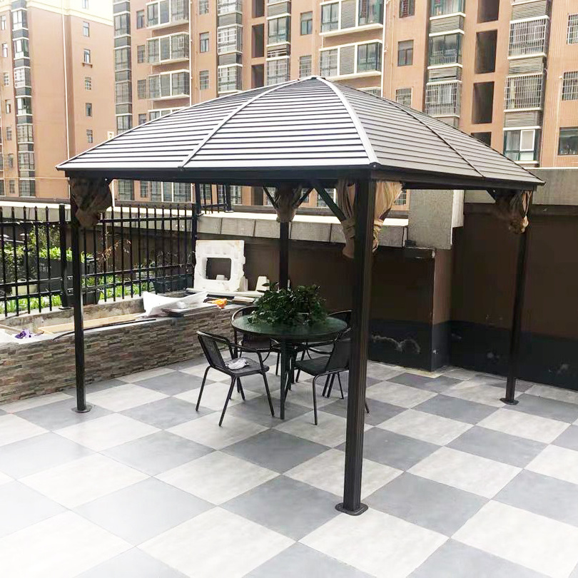 Waterproof garden outdoor pavilion gazebo with mosquito