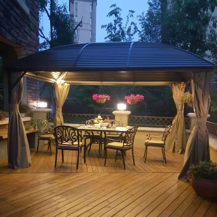 Waterproof garden outdoor pavilion gazebo with mosquito