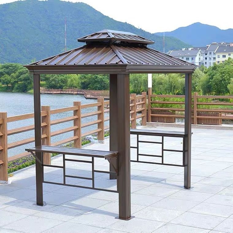 Tuoye Outdoor leisure courtyard pavilion Gazebo Aluminum Frame