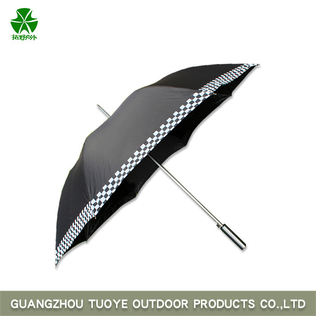 Tuoye Automatic Open Golf Umbrella Semi-automatic steel umbrella 60 inch golf umbrella with logo printing