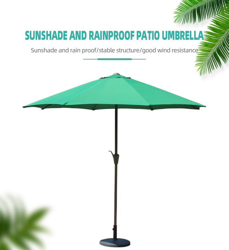 2.5m/2.7m/ 3m/3.5m/4m  round outdoor umbrella parts patio umbrellas