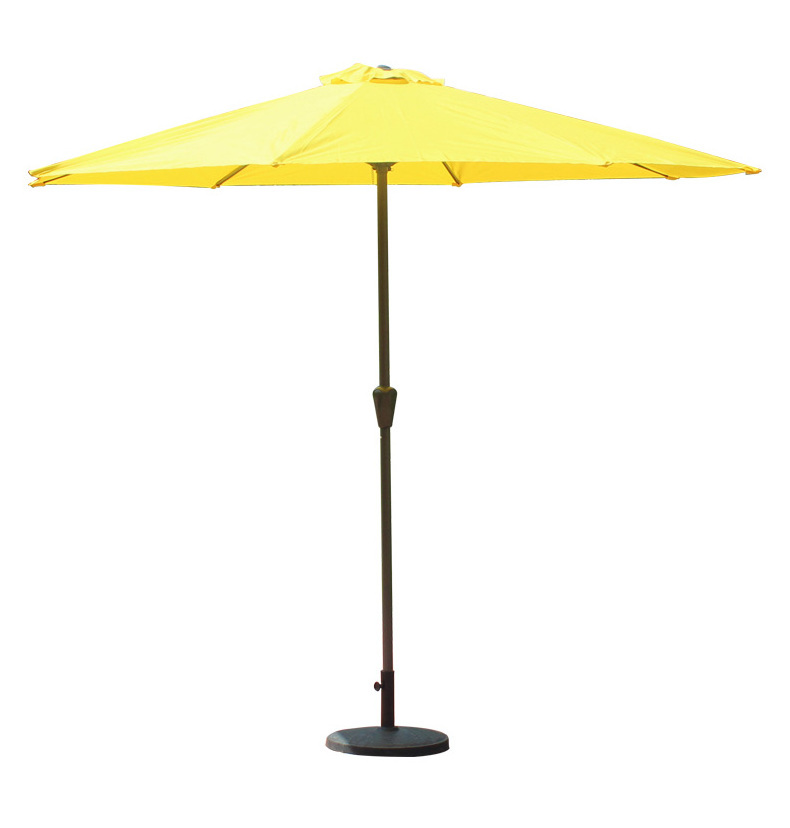 Cheap china factory big size outdoor parasol & base buff balinese parasol patio hand crank umbrella for garden table