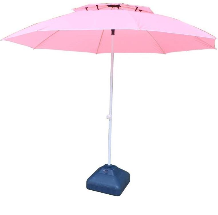 Large Sunshade Pink colorful beach Umbrella