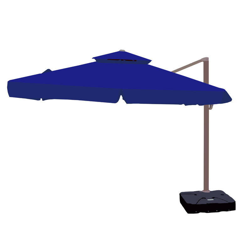 3.5m umbrella for garden solar powered led patio parasol large outdoor umbrellas with 200KG base factory roma Restaura umbrella