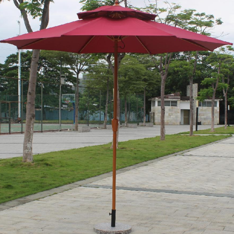 Tuoye Garden Sunshade Luxury Patio Parasol Commercial Hotel Outdoor Restaurant Coffee Shop Umbrella