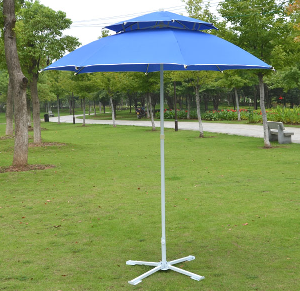 Ty High Quality Waterproof Blue Stripe Parasol Beach Sunshade Umbrella Outdoor Beach Umbrella With Sand Anchor