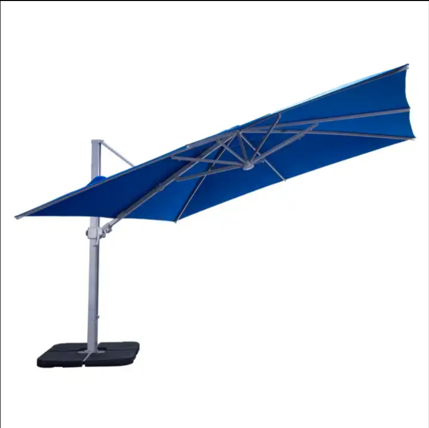 Ty Hanging Banana Waterproof Cantilever Garden Beach Patio Sun Canvas Parasol Iron Outdoor Restaurant Umbrella