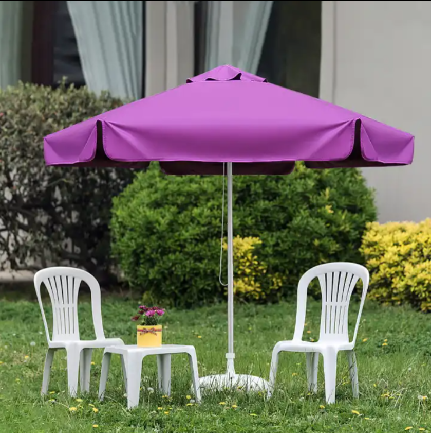 Ty outdoor garden umbrella Aluminum 3m square hanging parasols garden 10ft Cantilever commercial beach sun patio umbrella