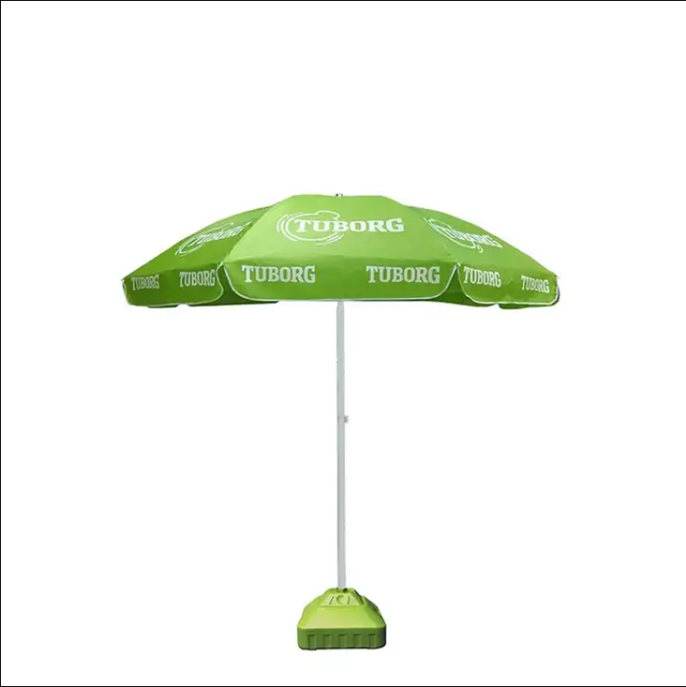 Tuoye High Quality Advertising Custom Design Outdoor Beach Umbrella With Logo Print Sun Smart Promotional Umbrella For Beach