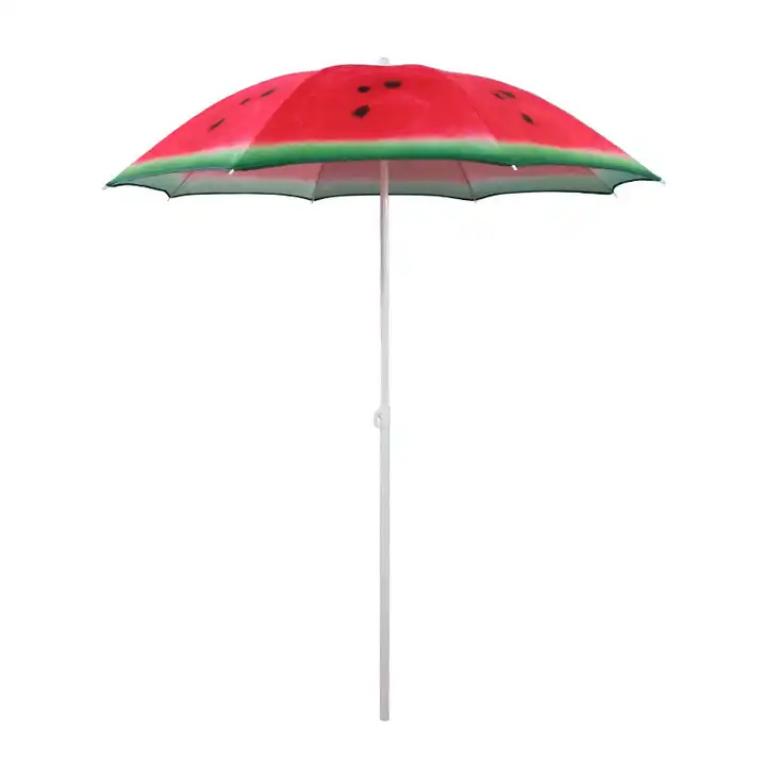 Tuoye Bulk Production Customizable Degree Sun Protection Delicate Pattern Beach Umbrella For Summer