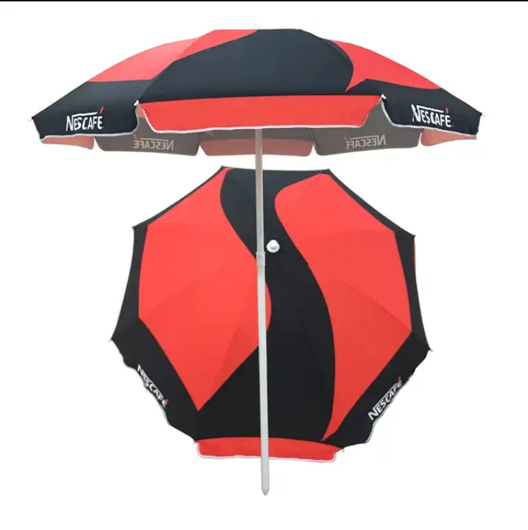 Tuoye Bulk Production Customizable Degree Sun Protection Delicate Pattern Beach Umbrella For Summer