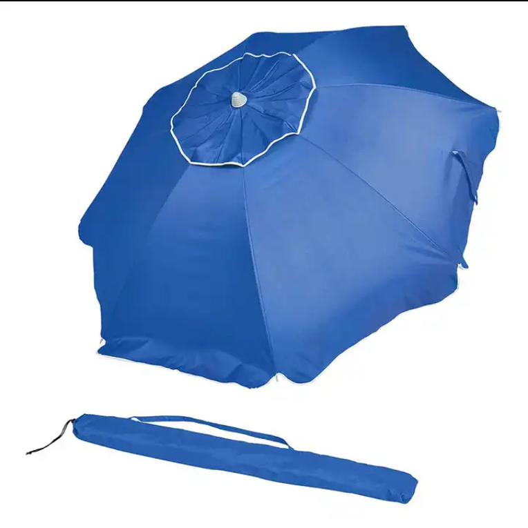 Tuoye Bulk Production Customizable Degree Sun Protection Delicate Pattern Beach Umbrella For Summer