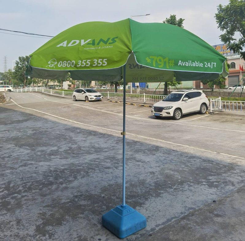 Tuoye Picnic Table White Beach Umbrella For Sun Protection