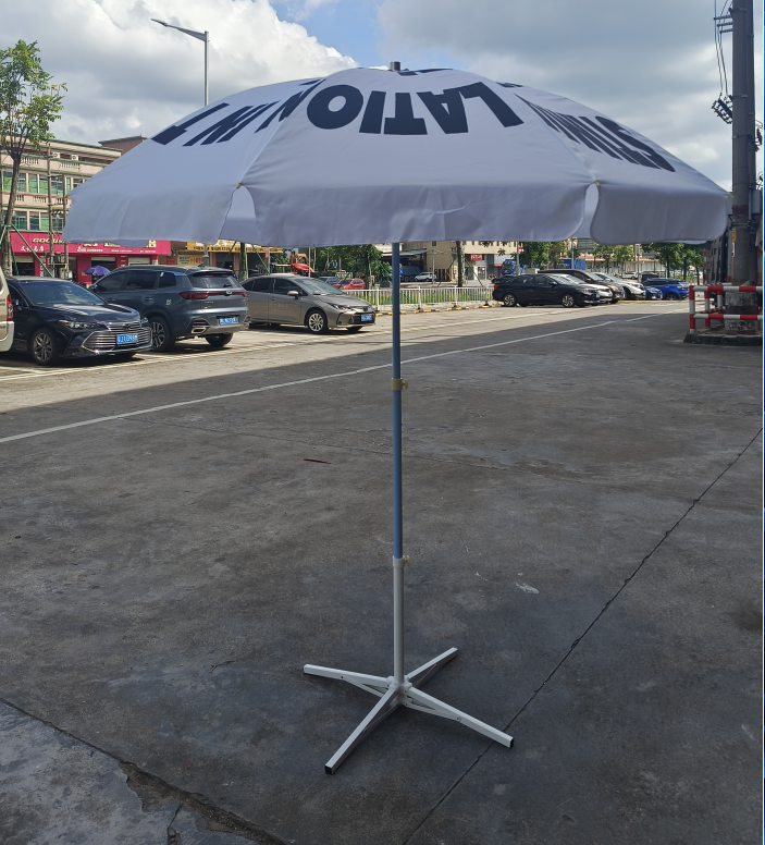 Tuoye Picnic Table White Beach Umbrella For Sun Protection