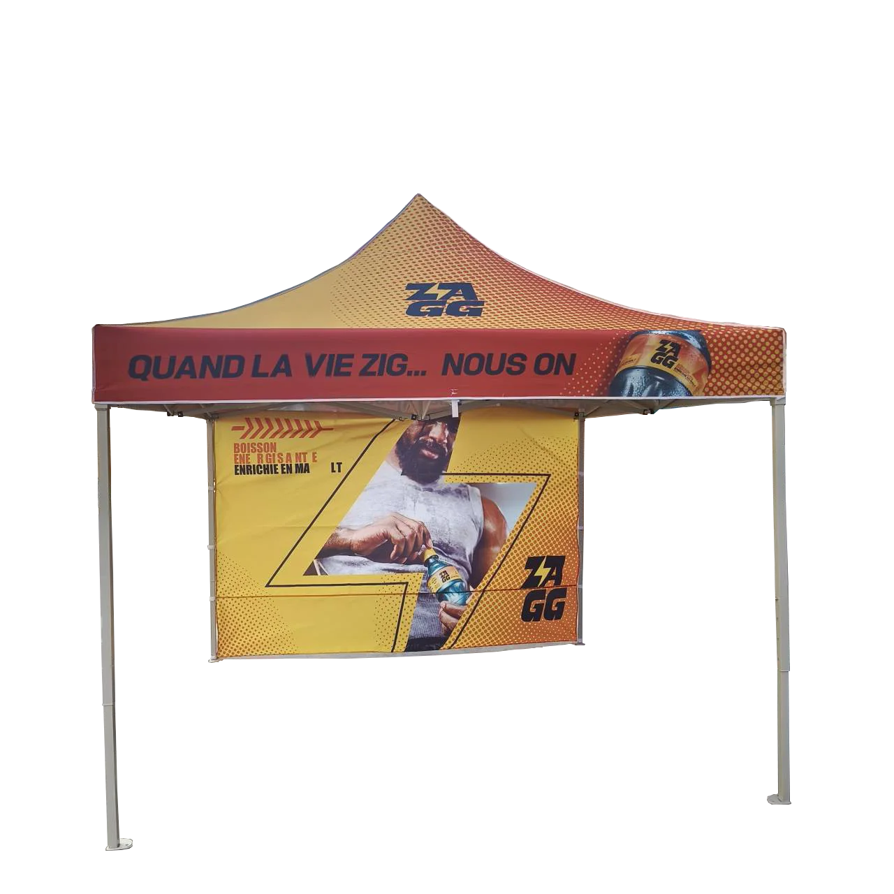 Custom Logo 10x10 10x15 10x20 EZ Up RPET Canopy Trade Show Tent