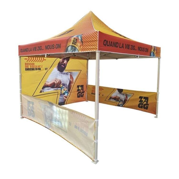 Custom Logo 10x10 10x15 10x20 EZ Up RPET Canopy Trade Show Tent