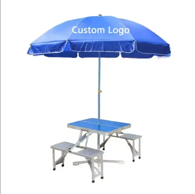 Tuoye Sunshade Umbrella with Tilt Pole Carry Bag for Beach Patio Garden