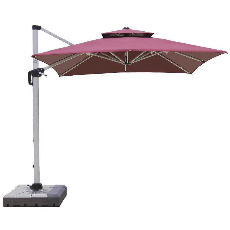 High quality rectangular patio umbrella outdoor waterproof garden umbrella