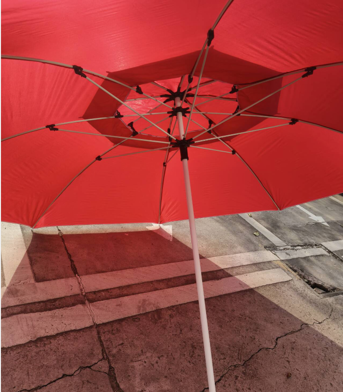 Tuoye Custom Design Umbrella Uv Protecting Wooden Beach Umbrella With Tassels Outdoor Umbrella