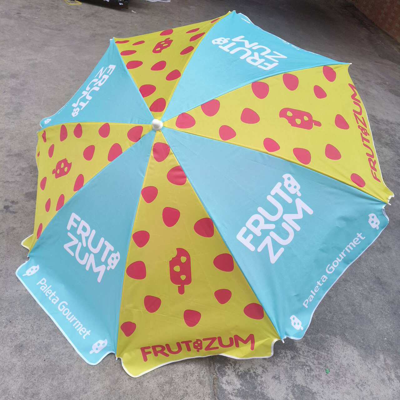 TUOYE  Cheap China Factory Wholesale Outdoor Parasol & Base Windproof Beach Umbrella With Custom Logo