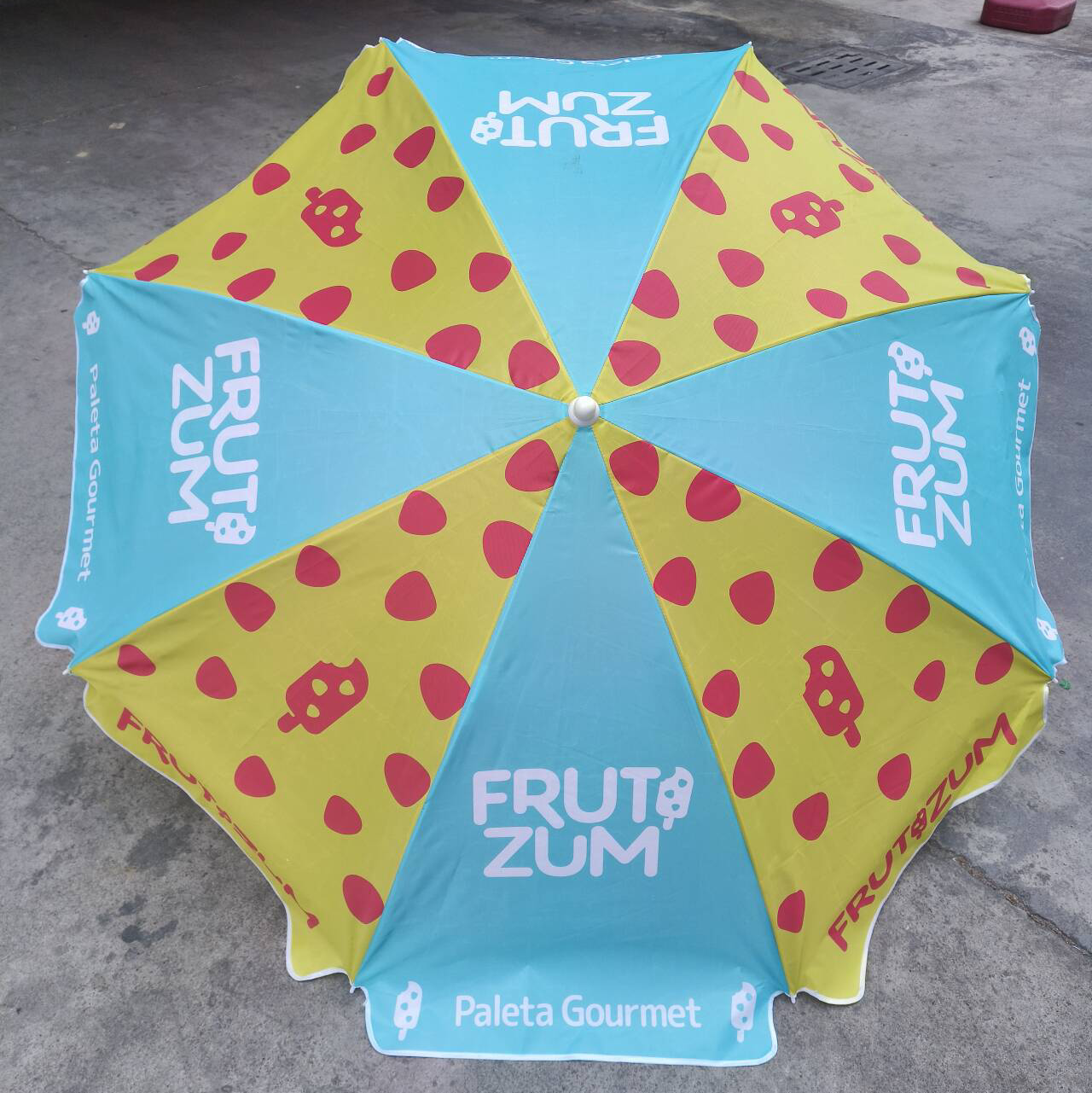 TUOYE  Cheap China Factory Wholesale Outdoor Parasol & Base Windproof Beach Umbrella With Custom Logo