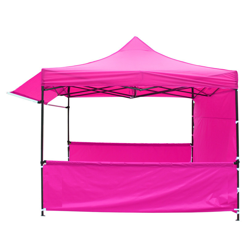 Customization Advertising Tent Steel Frame Large Portable Waterproof Fabric Canopy Pop Up Gazebo 3*3m Side wall