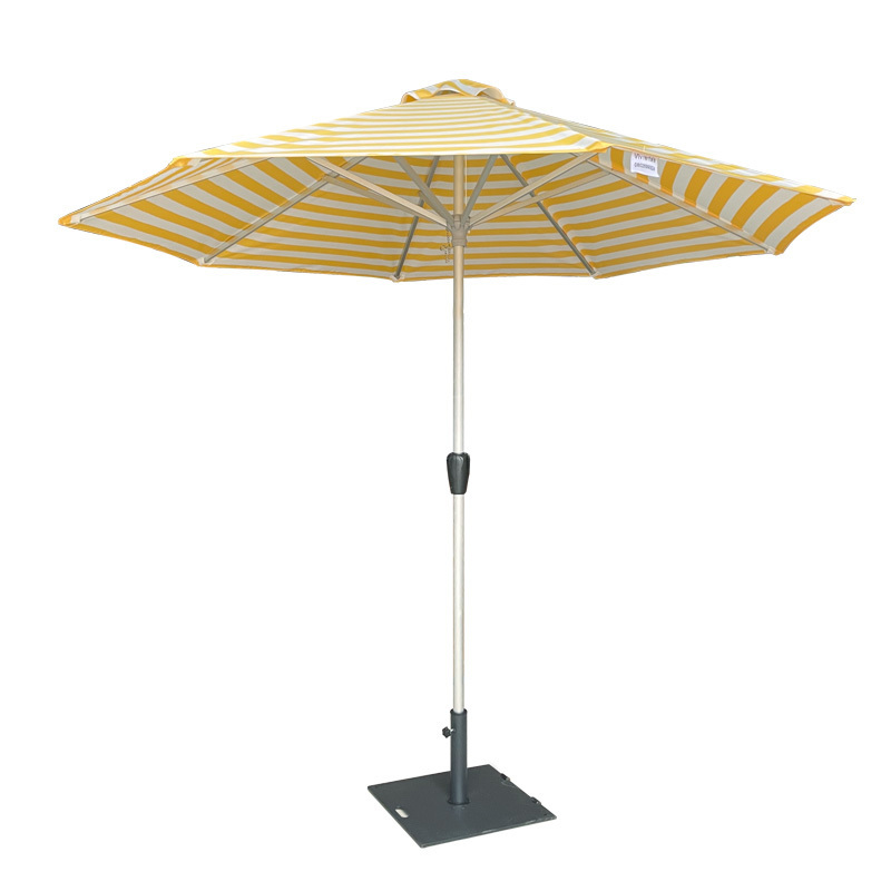 Custom Design Printing 270cm Outdoor Sun Beach Umbrella For Garden Shop Advertisement