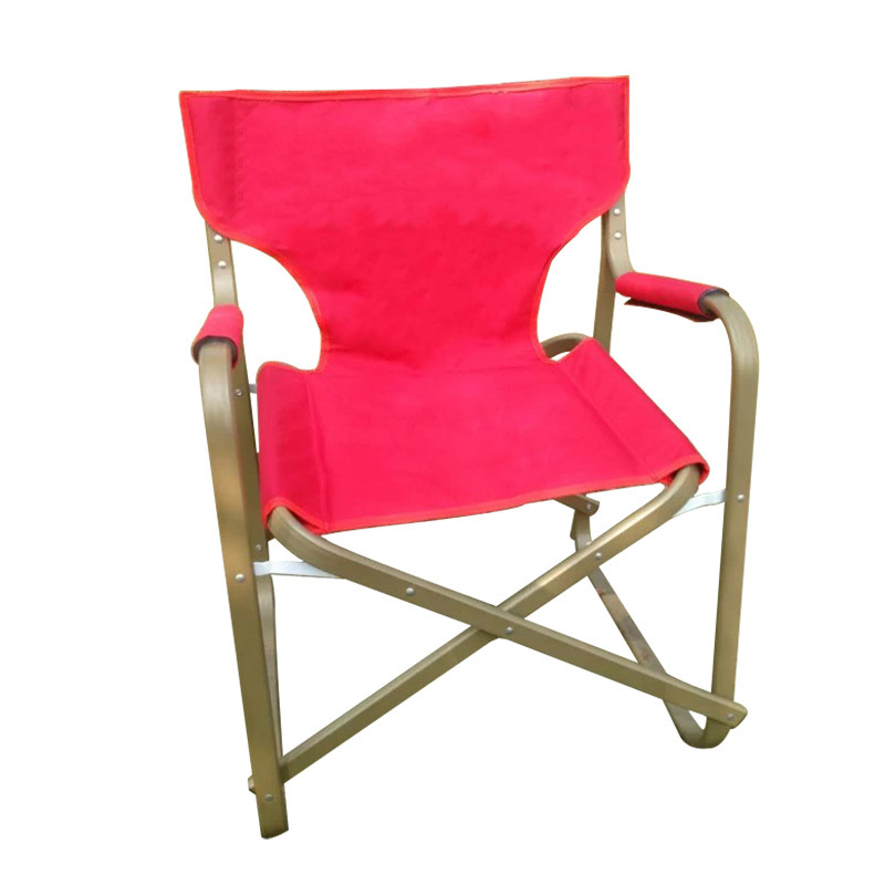 Tuoye Customized Sunshine Outdoor Relax Steel Portable Lawn Chair Director Chair Folding Camping Chair With Side Table