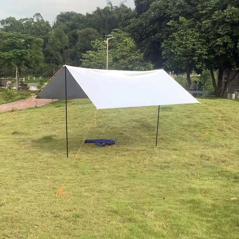 Ty Waterproof Ultralight Camping Fishing Bbq 210t Polyester Fabric Portable Sun Rain Fly Tarp Shelter Tent