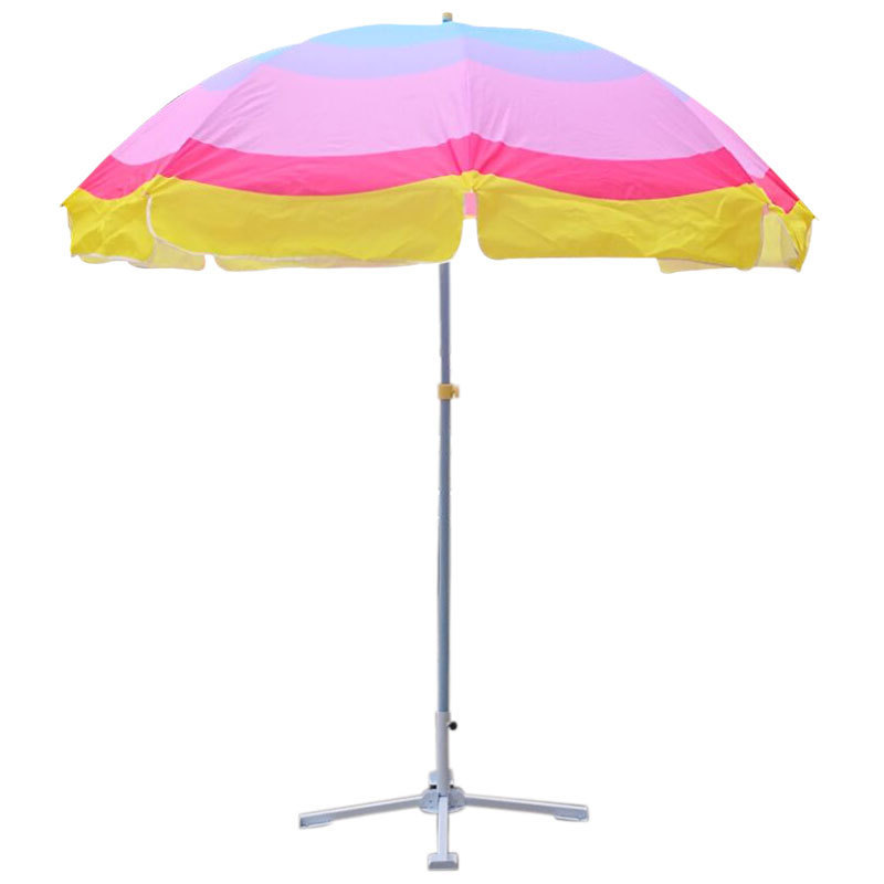 Wholesale Colorful Anti-UV Parasols Customized Sun Umbrella Outdoor Beach Umbrella For Beach