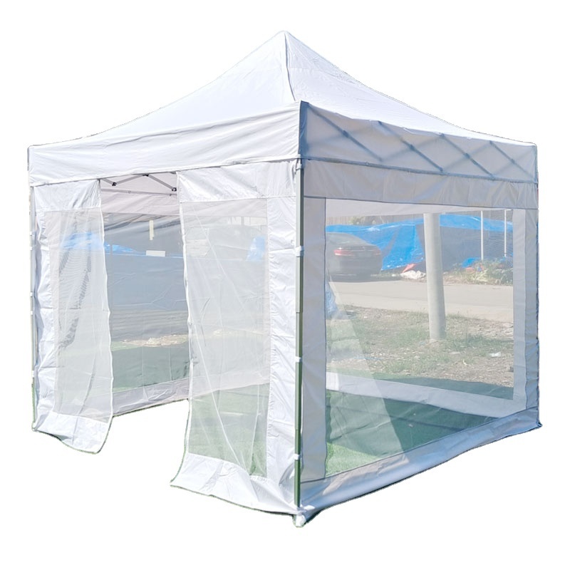 Outdoor Pop Up Canopy with Mesh Mosquito Netting Wall Camping Screen Houses Screen Rooms Instant Canopy Tent