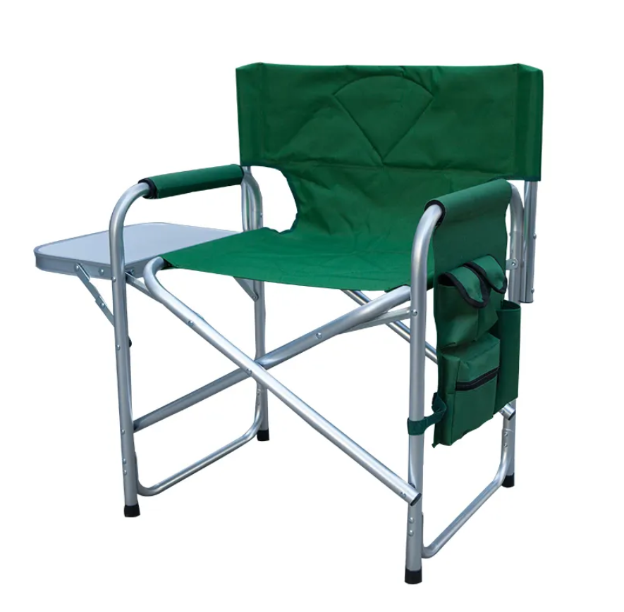 Tuoye New Style Outdoor Portable Hunting Chair With Side Table Folding Director Chair Camping Chair