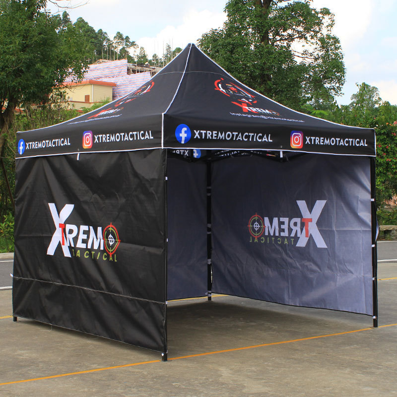 Wholesale custom 10x10 portable aluminium pop up trade show canopy tent with side wall