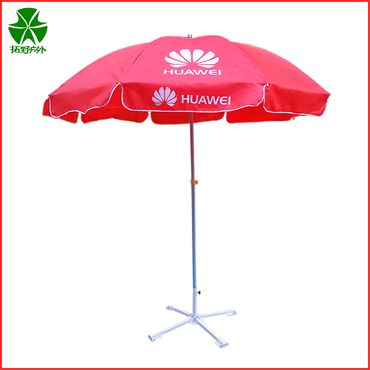 Tuoye Profesional Custom Logo Outdoor Parasol Advertising Beach Umbrella