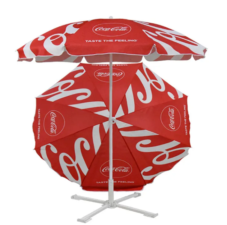 TUOYE  professional custom LOGO outdoor parasol advertising beach umbrella