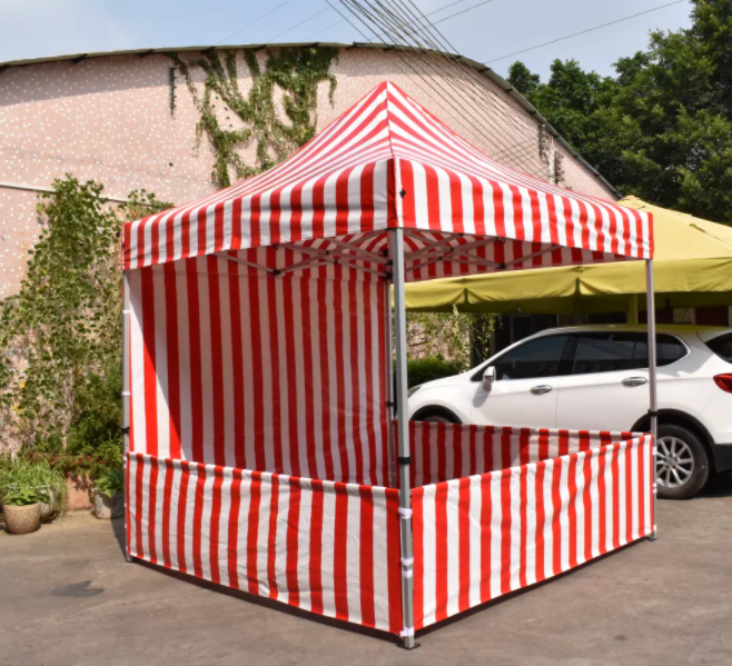 Instant Carnival Outdoor Canopy Pop Up Tent with Side Walls