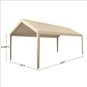 Tuoye Top Quality Mobile Parking Tent 2 Garage Car Parking Shed Metal Roof Carport