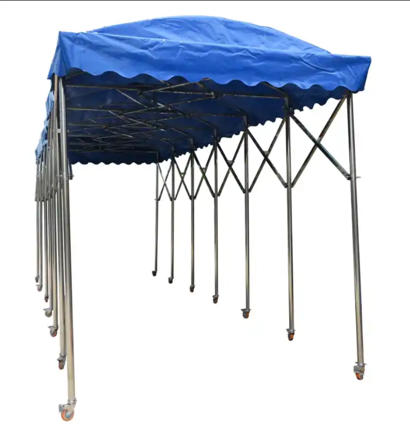 Ty Sunshade for highway concrete curing push and pull sliding tent against wind and snow