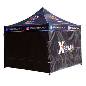 Custom Made Printed Folding 3x3 10x10 Aluminum Frame Pop Up Tents Marquee Gazebo Trade Show Tent With Wall