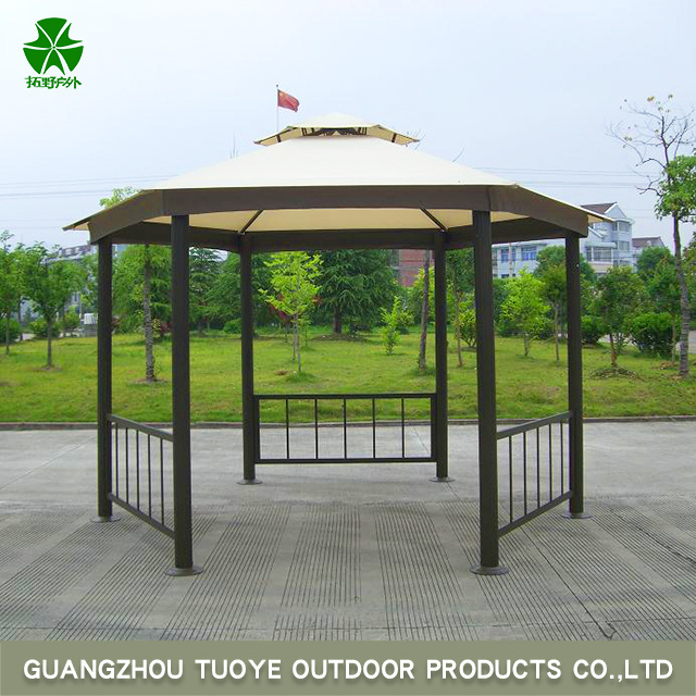 Tuoye Outdoor Furniture Luxury Garden Swings Garden 2 Seats Metal Swing