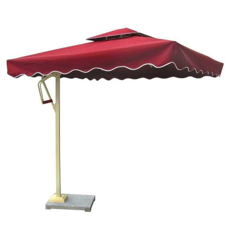 Tuoye Large Wooden Garden Parasol Cantilever 3.5m Outdoor Umbrella